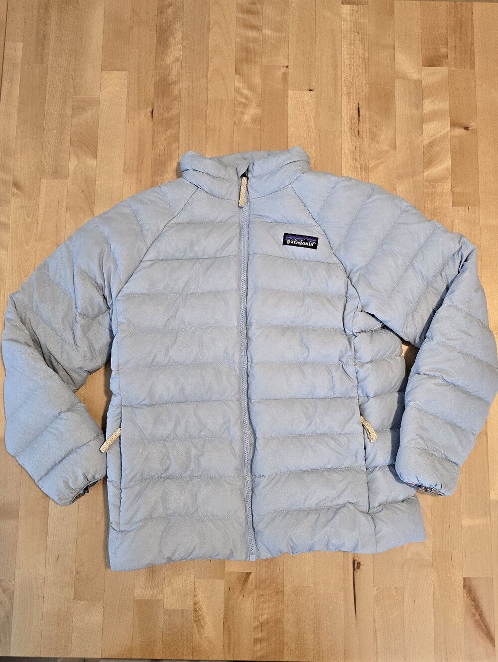 Patagonia Down Sweater Jacket Virtually Blue Size Small/7-8